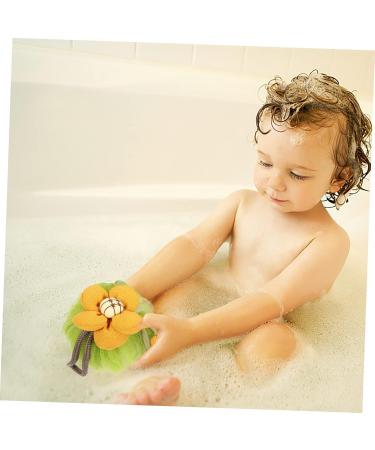 4-Pack Foaming Loofah Bath Accessories | Exfoliating Bath Sponges & Cartoon Balls for Skin Cleaning & Relaxation - Perfect for All Skin Types - Buy Online on GoSupps.com