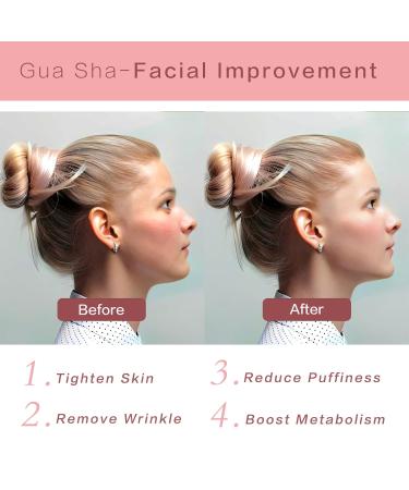 Shop Gua Sha Facial Tools - Rose Quartz & Pink Gua Sha Stones for Puffy Eyes & Jawline Sculpting | International Shipping Available - Buy Online on GoSupps.com