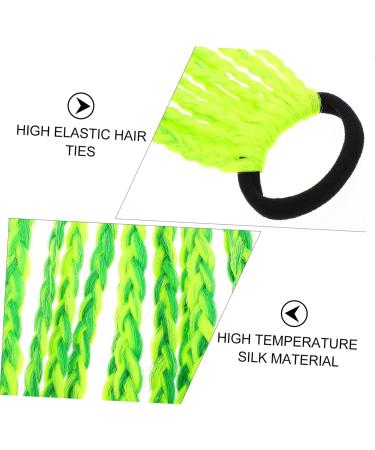 Holibanna 1pc Wig Twisting Braid Headdress Kids Photo Prop Braided Ponytail Extension Ponytail Hairpiece Braids Headwear Kids Performance Prop Decor Girl High Temperature Wire Child 35X6X1CM Green - Buy Online on GoSupps.com