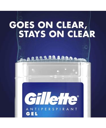 Gillette Antiperspirant Clear Gel Deodorant For Men 48-Hour Invisible Sweat and Odour Protection Pack of 6 420 ML (6 X 70 ML) Sport Triumph - Buy Online on GoSupps.com