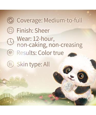 CATKIN Panda Land Foundation Full Coverage Cushion Foundation for Sensitive Skin 15g*2 (C01 FAIR) - Buy Online on GoSupps.com
