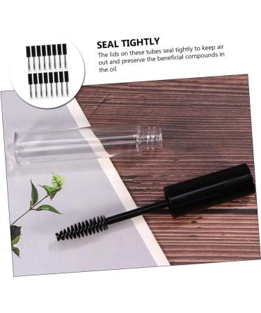 PAMINGONO 16pcs Mascara Tube Empty Tube Mascara Cream Vials Mascara Clear Refillable Eyelash Bottle Plastic - Buy Online on GoSupps.com