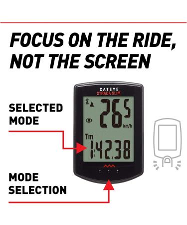CAT EYE Strada Wireless Bike Computer - Universal Fit - Buy Online on GoSupps.com