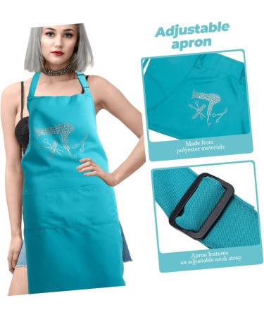 Angoily Barber Apron Hairstylist Apron Chef Apron Grilling Gloves Hair Cutting Apron Hair Dresser Apron for Women Bib Apron Waist Aprons Polyester Adjustable Hair Dye Miss - Buy Online on GoSupps.com