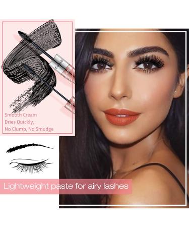 Waterproof Black 4D Silk Fiber Eyelash Mascara - Extra Long & Thick Lash Formula - 9ml - Buy Online on GoSupps.com