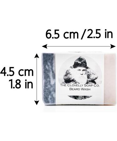 Clovelly Soap Co Natural Handmade Beard Shampoo Soap Bar Sandalwood & Bergamot 50g - Buy Online on GoSupps.com