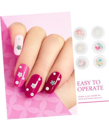 MAGICLULU 18 Boxes Nail Art Accessories Diy Fashion Jewelry Half Pearls for Crafts Nail Art Supplies Nail Art Balls Flower Nail Charms Decor Artificial Plastic Flower Ballet Shoes - Buy Online on GoSupps.com