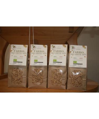 ORGANIC HULLED SPELLED ANCIENT CEREALS IN BEANS PRODUCTION IN ITALY PACK 4 PACKS OF 750 GRAMS - Buy Online on GoSupps.com