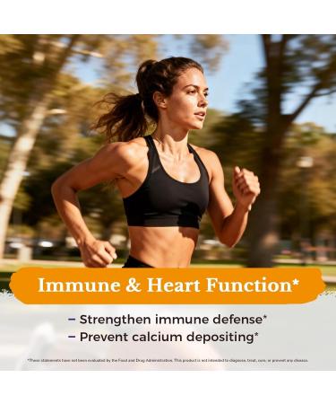 Vitalitown Vitamin D3 K2 with Magnesium 5000 IU D3 100 mcg K2 as MK-7 Magnesium Glycinate Non-GMO No Gluten 3-in-1 Formula for Bone Heart & Immune Health 60 Capsules - Buy Online on GoSupps.com