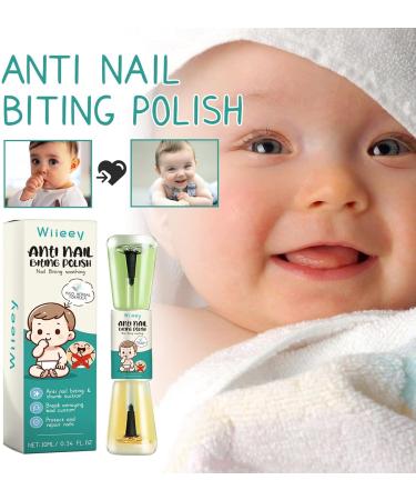 Anti Nail Biting Polish - Nail Biting Prevention for Teenager - Stop Nail Biting Nail Polish - Discourages Nail Biting and Thumb Sucking Clear Nail Varnish - Stop Biting Nails for Teenager - Buy Online on GoSupps.com