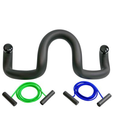 AktiFlex Shoulder Aid Optima Comfort Set Shoulder Trainer against shoulder pain and bad posture Black Acute -S-