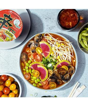 Nongshim Shin Ramyun Vegan  2.64 Ounce  Pack of 6 - Buy Online on GoSupps.com