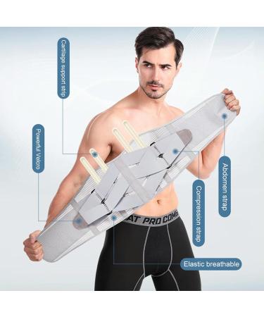 Lumbar Support Belt Adjustable Lumbar Brace Scoliosis Fitness Weight Lifting Squatting Hard Pulling Belt white L - Buy Online on GoSupps.com