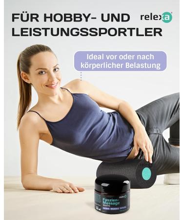RELEXA Fascia Massage Wax | Relaxation & Muscle Pain Relief | Easy to Use - 50ml for Effective Massage - Buy Online on GoSupps.com