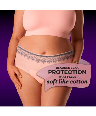 Always Discreet Boutique Women's Incontinence & Postpartum Underwear - Maximum Protection S/M Rosy 48 Count | International Shipping Available - Buy Online on GoSupps.com