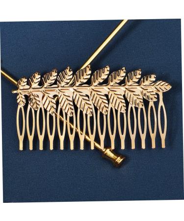 Healeved Bridal Hair Comb Wedding Hair Comb Bride Hair Combs for Women Decorative Tiaras for Women Gold Hair Comb Bridal Insert Comb Wedding Hair Accessories Gold Headpiece Veil Comb Alloy - Buy Online on GoSupps.com