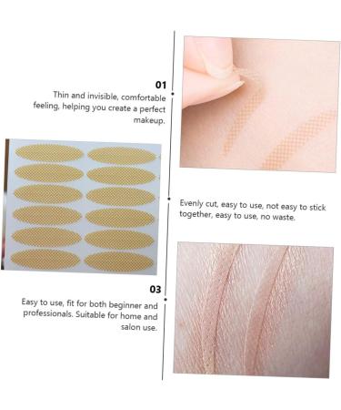 Didiseaon 40 Sheets Lace Double Eyelid Sticker Natural Eyelid Tape Girls Double Eyelid Tapes Second Generation - Buy Online on GoSupps.com