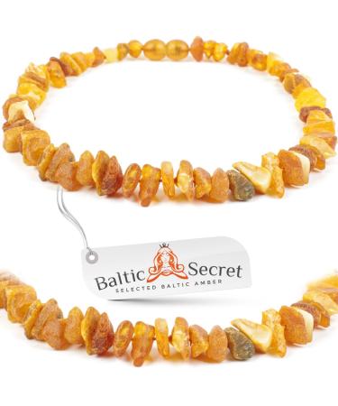 Bank chain dog - amber collar for dogs & cats - fled dog collar natural amber neck band for large and small dogs 58 cm - Buy Online on GoSupps.com