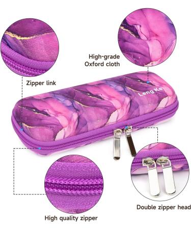 YOUSHARES Insulin Cooler Travel Case - Diabetic Portable Cooling Organizer - Medication Insulation Epi Pen Carrying Bag - Marble Purple - Buy Online on GoSupps.com