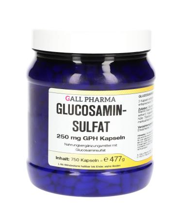 Gall Pharma Glucosamine Sulphate 250 mg GPH Capsules 1 Pack (1 x 750 pieces)