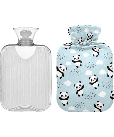 Panda-01 Hot Water Bottle with Cover | 2L Pain Relief Water Bag for Feet & Bed Warmer Ideal for Pregnant Women | International Shipping - Buy Online on GoSupps.com