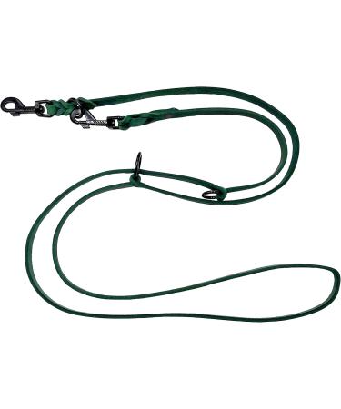 Adjustable Dog Liner for Small & Large Dogs - 5m x 15mm Fir Green | Durable & Versatile Black Hooks - International Shipping - Buy Online on GoSupps.com