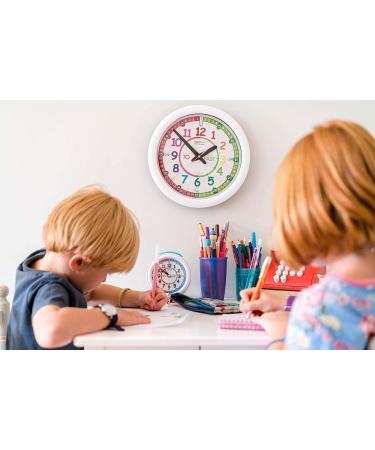 EasyRead Time Teacher Kids Wall Clock - Rainbow Face (29cm) for Classroom and Home-schooling - Buy Online on GoSupps.com