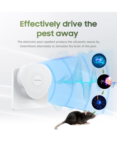 Effective Mosquito Lamp & Insect Destroyer - 4 Pack UV Pest Control & Ultrasound Repeller for Mice Cockroaches Moths & Rats | International Shipping - Buy Online on GoSupps.com