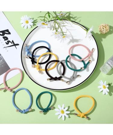 48-Piece Knotted Hair Ties Set for Women and Girls | Ponytail Holders and Bow Hair Accessories - Buy Online on GoSupps.com