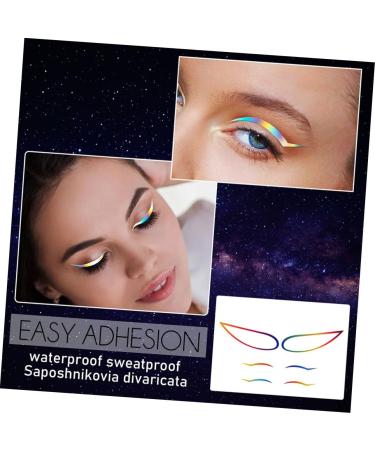  FRCOLOR FRCOLOR 12 Sets Colored Eyeliner Stickers Colorful Eyeliner Sticker Eyeliner Sticker Women's Eyeliner Strip Beauty Eyeliner Female Eyeliner Sticker Makeup - Buy Online on GoSupps.com