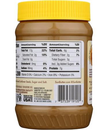 Sunbutter B41295 Sunbutter Natural Sunflower Seed Spread - 16oz - Buy Online on GoSupps.com