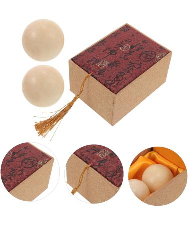 Goohochy Jade Handmilling Balls Set | Spiritual Fitness & Meditation Baoding Balls for Massage & Hand Training | Ideal for Hiking & Boccia - Buy Online on GoSupps.com