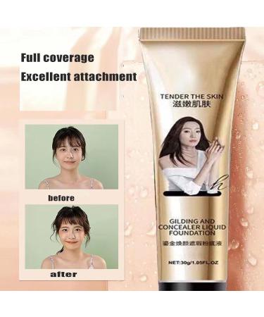 2pcs Concealer Foundation Cc Liquid 30ml 24 Hours Matte Cc Cream Foundation Full Coverage Foundation - Buy Online on GoSupps.com