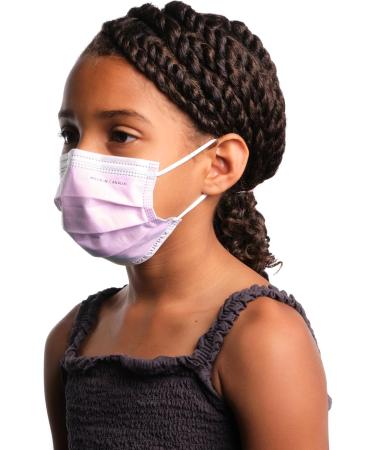 PPE Supply ASTM LEVEL 3 Disposable Kids Face Masks - 3 Ply - Made in Canada Face Mask (Pack of 50) (Kids Pink) - Buy Online on GoSupps.com
