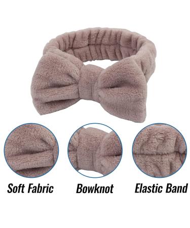 Fancylovesotio 3 Pack Face Wash Headband Set - Soft Makeup & Skincare Bands for Spa, Head & Wrist - Coffee - Buy Online on GoSupps.com