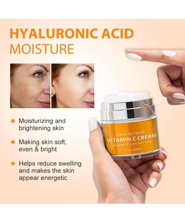 Vitamin C Cream for Face & Neck Cream Face Moisturiser for Women & Men Vitamin C Face Cream with Nicotinamide & Aloe Vera Brightening Day Cream Face Neck Firming Cream Anti Wrinkle Skincare - Buy Online on GoSupps.com