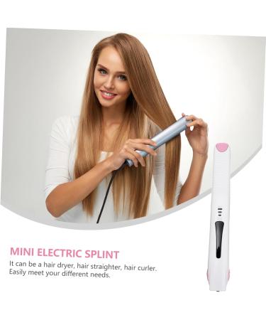 SKISUNO Small Curling Wand Operated Mini up Adjustable for Options Rechargeable to in Home Curler Small Cordless Travel Women 20X3.5X2.5CM White - Buy Online on GoSupps.com
