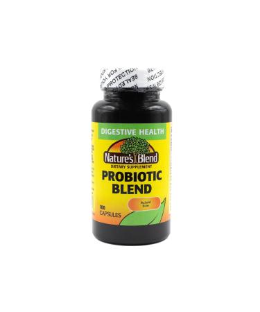 Nature's Blend Probiotic Blend 2 Million Cfu 100 Caps White