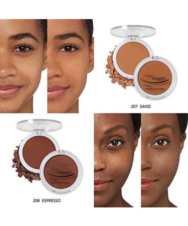 MAEPEOR Pressed Powder - 8 Colors Oil Control Matte Waterproof & Long Lasting Finishing Compact Powder (08 Espresso) - Flawless Lightweight Face Makeup - Buy Online on GoSupps.com