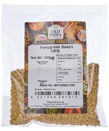 Old India Fenugreek Seeds HPS 100g 100 g (Pack of 1)