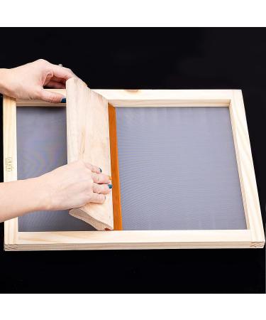 Caydo 4 Pieces Screen Printing Frames Set - 110 Mesh, Ideal for Beginners and Kids - 4 Sizes Included: 9x5.1, 10.6x6.7, 12.2x8.2, 14x10 Inches - Buy Online on GoSupps.com