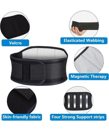 Heating Magnetic Therapy Back Brace for Sciatica, Herniated Disc, Scoliosis - XXL - Buy Online on GoSupps.com