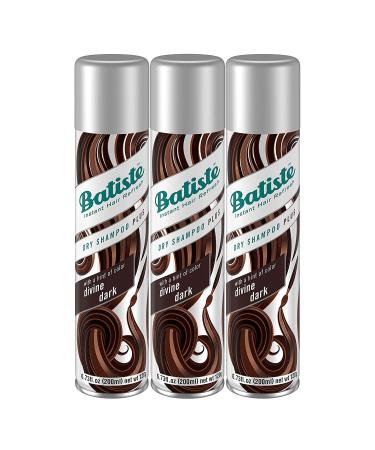 Batiste Dry Shampoo, Dark & Deep Brown 6.73 oz (Pack of 3)