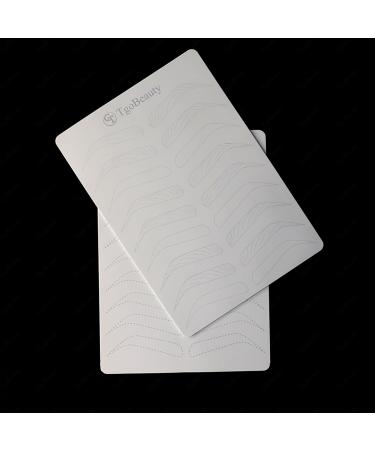 FeteBeauty Microblading Supplies - Double Sided Eyebrow Practice Pad | Silicone Brow Skin for Permanent Makeup - Buy Online on GoSupps.com
