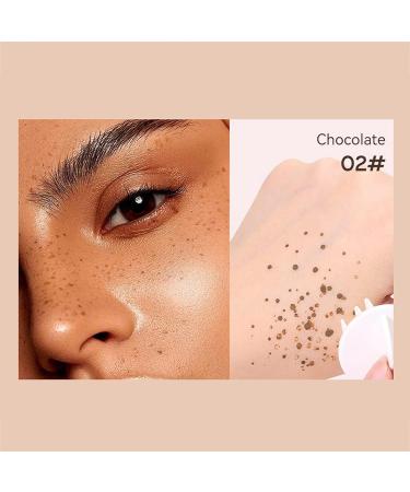 PhantomSky Freckle Pen 2Pcs - Waterproof Longlasting Fake Freckles Stamp Set in Saddle Brown & Chocolate for Natural Sunkissed Makeup - Buy Online on GoSupps.com