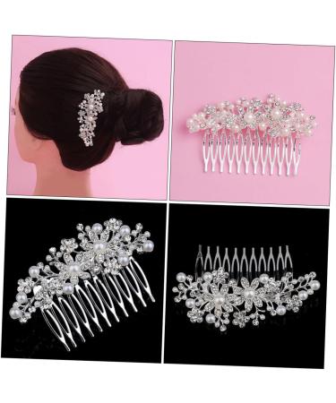 FOMIYES Bridal Hair Clip Goody Hair Clips for Women Hair Accessory for Women Hair Claw Clips for Women Hair Jewels for Women Women's Hair Clips Women Hair Accessories Bride Comb Pearl - Buy Online on GoSupps.com