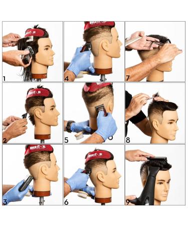 L'IMAGE ANDREAS Styling Head - Medium Brown Indian Human Hair | International Shipping Available - Buy Online on GoSupps.com