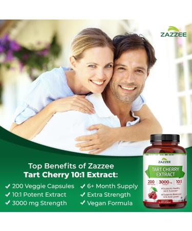Zazzee Enhanced Comfort Recovery & Mobility Support Bundle | 10:1 High Strength Tart Cherry Capsules Plus Super Concentrated Boswellia Extract | Non-GMO Vegan & ISO Lab Tested (Over 6 Month Supply) - Buy Online on GoSupps.com
