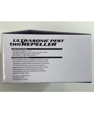 Ultrasound Pest Control - 6 Piece Electronic Mosquito & Insect Defense for Indoor Use | Effective Protection Against Mosquitoes Spiders & Insects - Buy Online on GoSupps.com