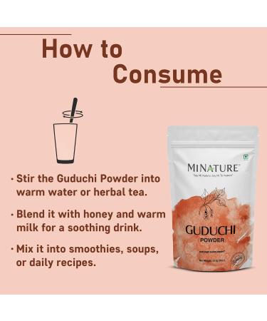 minature Guduchi (Giloy) Powder | (Tinospora Cordifolia) | Supports Healthy Digestion | Immunity Booster| Indian Giloy Powder | Resealable Zip Lock Pouch | 227g (8oz) - Buy Online on GoSupps.com